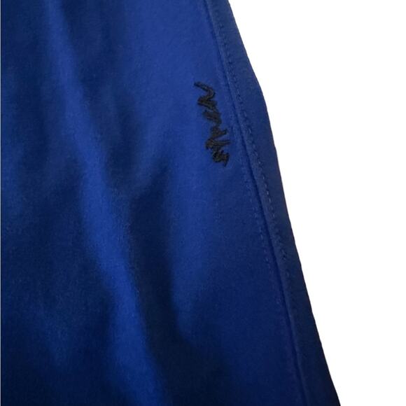 COOGI Vintage Flared Embroidered Knit Sweat Pants, Bright Blue Bling, L - Picture 12 of 15